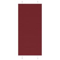 Pliss rolgordijn 95x200 cm stofbreedte 94,4 cm bordeauxrood