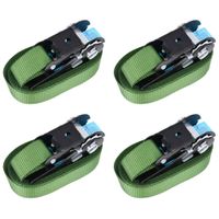 VidaXL Spanbanden 4 st 800 dan 6 m groen