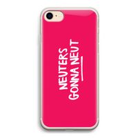 Neuters (roze): iPhone 7 Transparant Hoesje