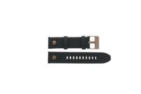 Horlogeband Diesel DZ7404 Leder Zwart 22mm