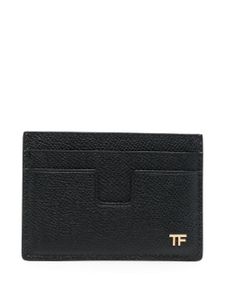 TOM FORD porte-cartes à fini grainé - Noir