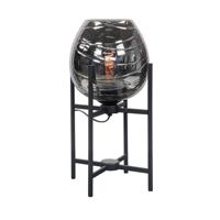 Highlight TafellampFantasy zwart frame met glas - T1045.01 + G2040.19