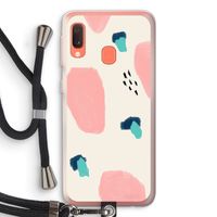 Monday Surprise: Samsung Galaxy A20e Transparant Hoesje met koord Monday Surprise: Samsung Galaxy A20e Transparant Hoesje met koord