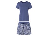 esmara Korte dames pyjama (XS (32/34), Blauw) - thumbnail