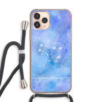 Sterrenbeeld - Licht: iPhone 11 Pro Transparant Hoesje met koord
