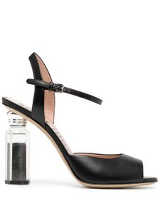 Moschino sandales à talon - Noir