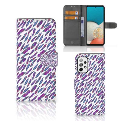 Samsung Galaxy A73 5G | Telefoon Hoesje | Feathers Color Samsung Galaxy A73 5G | Telefoon Hoesje | Feathers Color