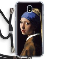 The Pearl Earring: Samsung Galaxy J5 (2017) Transparant Hoesje met koord