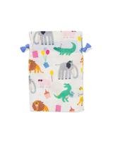 HEMA Cadeauzakje 21x14cm katoen feestbeesten