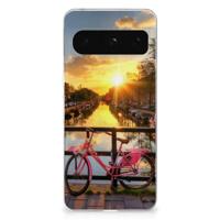 Google Pixel 8 Pro | Silliconen Back Cover | Amsterdamse Grachten
