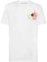 Philipp Plein t-shirt en coton à broderies - Blanc - thumbnail