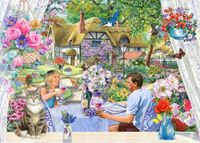 Enjoying the Garden Puzzel 500 XL stukjes