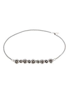 Blumarine boucles d'oreilles à ornements en cristal - Gris