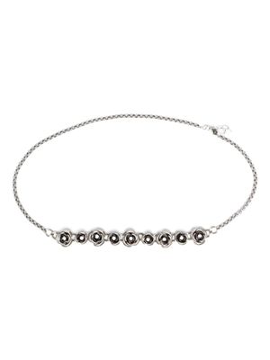 Blumarine boucles d'oreilles à ornements en cristal - Gris