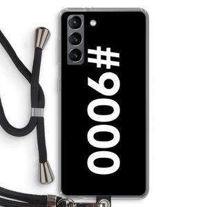 #9000: Samsung Galaxy S21 Transparant Hoesje met koord