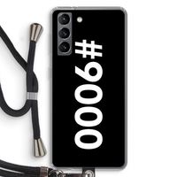 #9000: Samsung Galaxy S21 Transparant Hoesje met koord