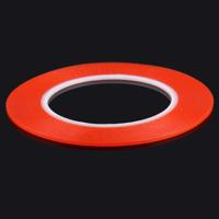 2mm breedte 3M dubbelzijdig zelfklevend Sticker Tape voor iPhone / Samsung / GSM-HTC Touch Panel reparatie lengte: 25m (rood)