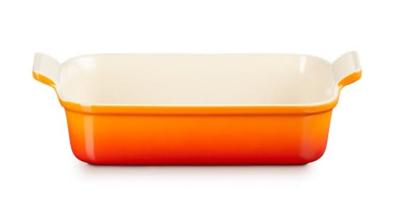 Le Creuset Ovenschaal Heritage - Oranjerood - 26 x 19 cm / 2.4 liter