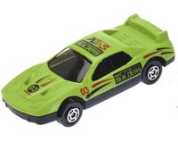 Free and Easy raceauto junior 7,5 cm RVS groen - thumbnail