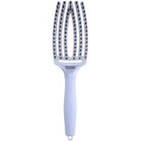 Olivia Garden Fingerbrush Iconic Boar & Nylon Polar Blue 1Stuks