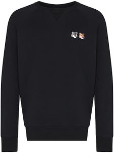 Maison Kitsuné sweat Fox Head à patch logo - Noir