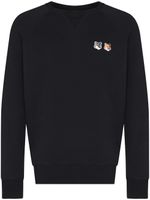 Maison Kitsuné sweat Fox Head à patch logo - Noir