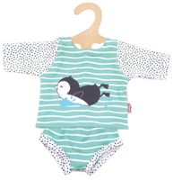 Heless poppenzwemkleding Penguin Dot 28 35 cm mintgroen - thumbnail