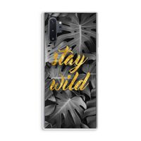 Stay wild: Samsung Galaxy Note 10 Plus Transparant Hoesje