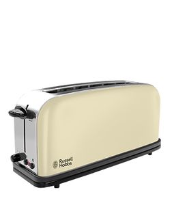 Russell Hobbs Colours Plus+ Classic Cream Long Slot Broodrooster