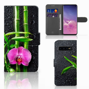 Samsung Galaxy S10 Hoesje Orchidee