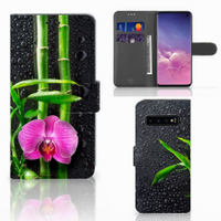 Samsung Galaxy S10 Hoesje Orchidee - thumbnail