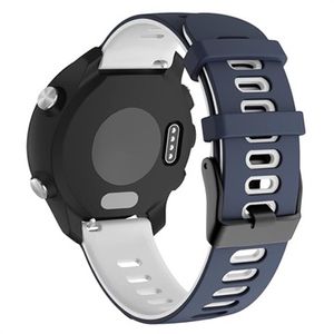 Dual-Color Garmin Vivoactive 4 siliconen sportband - blauw / wit