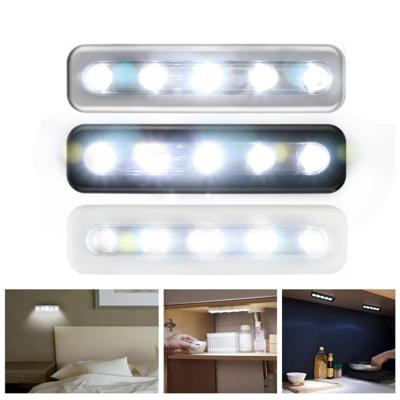 5 LEDs hoge verlichting lange aanraking licht LED nachtlampje Pat lamp (wit)