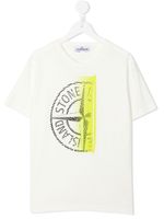 Stone Island Junior t-shirt en coton à motif Compass - Blanc