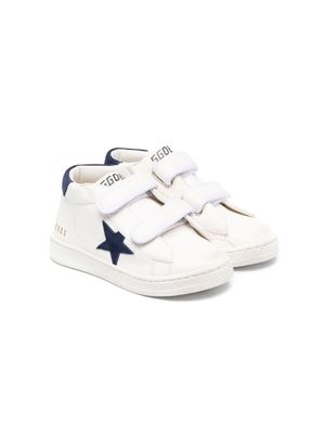 Golden Goose Kids baskets One Star à logo - Blanc