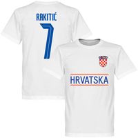 Kroatië Rakitic 7 Team T-Shirt 2021-2022 - thumbnail