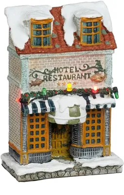 Luville Ville de Reidy Facade hotel restaurant battery operated