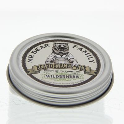 Mr Bear Family Beard Care Beardstache Wax Wilderness 30ml
