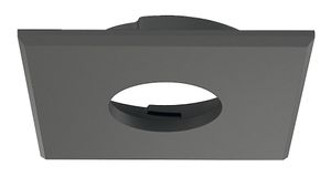 LED afdekring antraciet vierkant voor LED inbouwspot 2090 3090