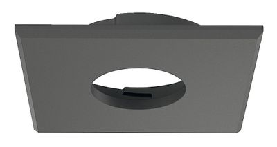 LED afdekring antraciet vierkant voor LED inbouwspot 2090 3090