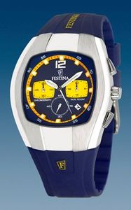 Horlogeband Festina F6720-1 Rubber Blauw 20mm