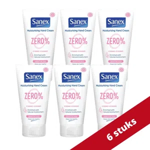 Sanex Zero Senstive Handcreme Voordeelverpakking (6 x 75ml)