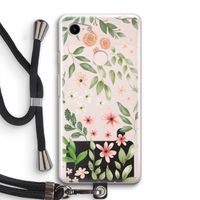 Botanical sweet flower heaven: Pixel 3 Transparant Hoesje met koord