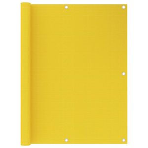 VidaXL Balkonscherm 120x300 cm hdpe geel