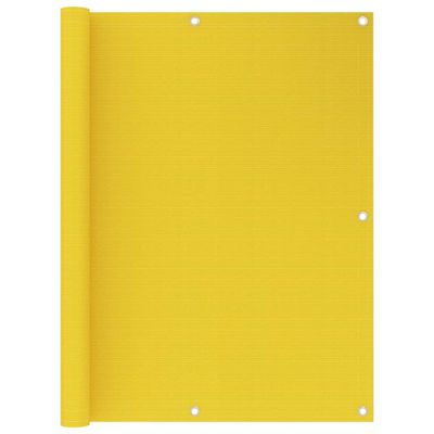VidaXL Balkonscherm 120x300 cm hdpe geel