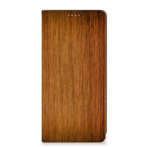 Samsung Galaxy A21s Book Wallet Case Donker Hout