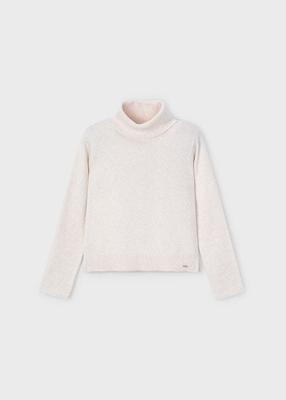 Mayoral winter sweater meisjes - zand - coltrui - gebreid