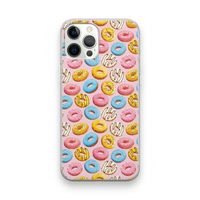 Pink donuts: iPhone 12 Pro Transparant Hoesje