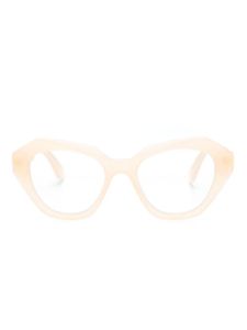 Off-White Eyewear lunettes de vue à monture papillon - Tons neutres