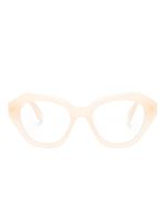 Off-White Eyewear lunettes de vue à monture papillon - Tons neutres